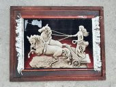 Olimpiyatlarda Yarışan Romalı Güzel Kadın Temalı Halı Tablo 95x75cm - İran Tebriz Halı Kilim Tablo (Model B) - 7