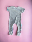 Minique Sevimli Fare Pembe Bebek Tulumu - 6