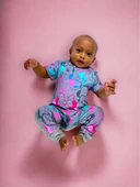 Minique Sevimli Fare Pembe Bebek Tulumu - 1