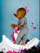 Minique Sevimli Fare Pembe Bebek Tulumu - 4