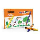 Silka Yağlı Pastel Boya 12 Renk - 1