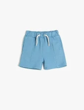 Koton Erkek Bebek Şort Cepli Beli Bağlamalı Pamuklu thumbnail 1