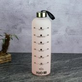 Tohana H2O Buzlu Pembe Cam Matara 1000 Ml 87193 - 1