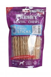 Dental Twists - Naturel Burgu Çubuk - 50li Maxi Paket 300 gr - 1