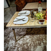 KATLANIR AHŞAP MASA, BAHÇE MASASI, PİKNİK MASASI, KAMP MASASI, BALIKÇI MASASI, PLAJ MASASI Aile boy - 4