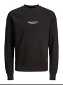 JACK JONES Bisiklet Yaka Önü Yazılı Erkek Sweatshirt 12241694 - 7