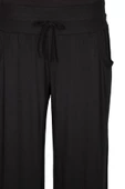 Barem Kadın Elisa Viskon Penye Cepli Spor Siyah Pantolon Etek thumbnail 2