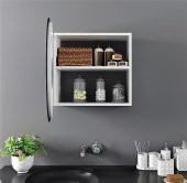 Banyo Dolabı Aynalı Dokunmatik Ledli Flora Suny - 2