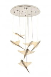 Eray Aydınlatma 1205-5+1 6 Li Krom Led Avize thumbnail 1