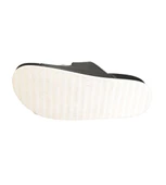 YAZKIŞ Kadın Siyah Krem Çift Tokalı Rahat Taban Terlik thumbnail 7