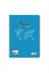 120 yaprak çizgili spiralli plastik kapak defter a4 boy - 5