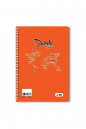 120 yaprak kareli spiralli plastik kapak defter A4 boy thumbnail 3