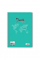 120 yaprak kareli spiralli plastik kapak defter A4 boy thumbnail 5