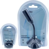 3.5 mm Aux Jaklı Masaüstü Mikrofon Concrod MC-6 - 1