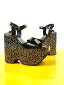 Basskan Foor Siyah Yüksek Taban Platform Sabdalet thumbnail 1