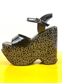 Basskan Foor Siyah Yüksek Taban Platform Sabdalet thumbnail 2