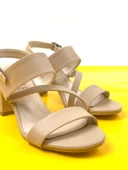 Basskan Pony Nut Bilekten Bağlama Topuklu Günlük Sandalet Ayakkabı - 2