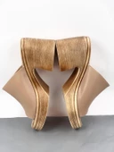 Basskan Nut Denve Cilt Hazır Yüksek Topuk Platform Ortopedik Konfor Taban Topuklu Terlik Ayakkabı thumbnail 2