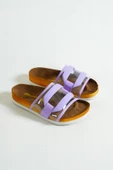 BASSKAN BAYAN LİLA TOKALI TEK BANT TERLİKSANDALET 005 thumbnail 1