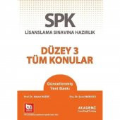 Akademi Spk Düzey-3 Tüm Konular Akademi Consulting Yayınları - 1