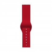 ScHitec 42-49mm Yeni Nesil Apple Uyumlu Akıllı Saat Kordonu Silikon Kırmızı - 1