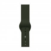 ScHitec 42-49mm Yeni Nesil Apple Uyumlu Akıllı Saat Kordonu Silikon Yeşil - 1