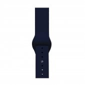 ScHitec 42-49mm Yeni Nesil Apple Uyumlu Akıllı Saat Kordonu Silikon Lacivert - 1