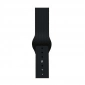ScHitec 42-49mm Yeni Nesil Apple Uyumlu Akıllı Saat Kordonu Silikon Siyah - 1