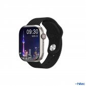 ScHitec 42-49mm Yeni Nesil Apple Uyumlu Akıllı Saat Kordonu Silikon Siyah - 2