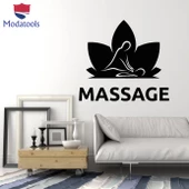 Dekorasyon Duvar Sticker Masaj Spa Relax Terapi Güzellik Salonu Çıkartmaları - 1