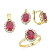 Ruby Altın Anturaj Set Takım thumbnail 1