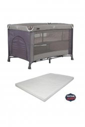 Prego Arizona Oyun Parkı Bebek Park Yatak 70x110 Bej + Yatak 8035 - 1