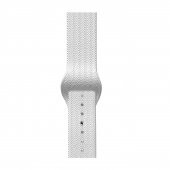 ScHitec 42-49mm Yeni Nesil Apple Uyumlu Akıllı Saat Kordonu Silikon Beyaz - 1