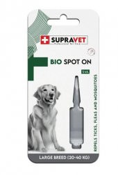 Supravet Büyük Irk Köpek Deri Ve Tüy Bakım Dış Parazit Bitkisel Damla Large Breed 5 ML - 1