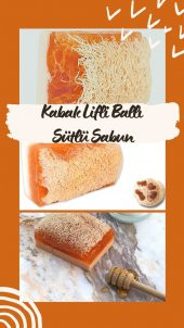 Kabak Lifli Ballı Eşek Sütlü Sabun - 1
