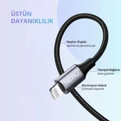 HEPU HP-20L Lightning - 3.5mm AUX Ses Kablosu 100cm - 3
