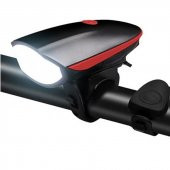 XML-T6 LED 1200 Mah Su Geçirmez Far Kornalı Bisiklet Feneri - 1