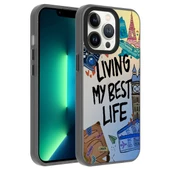 Apple iPhone 13 Pro Kılıf Desenli Zore Dragon Sert Kılıf thumbnail 6