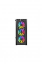 KAS-ZOKO OZZY 4x12 CM ARGB FANLI TEMPERLİ CAM MESH PANEL OYUNCU KASASI - 2