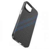 Coofbe Karbon Fiber Kamera Korumalı Desenli iPhone 14 Plus Kılıf Parmak İzi Bırakmaz 0.6MM Kalınlık - 2