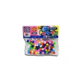Rubenis Pon Pon 10 MM 10 Renk Karşk 100 Lü Paket 10 MM Pon Pon - 1