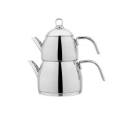 Schafer Brilla Çelik Çaydanlık Takımı 3 Parça-Inox - 4