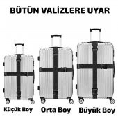 2 Adet Yeşil Renk Valiz Bavul Emniyet Kemeri Bütün Valizlere Uyar En 4cm - 4