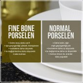 Güral Porselen Atina Fine Bone 6 lı Servis Tabağı Takımı, 25 cm - 5