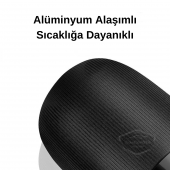 Üniversal Mavi Led Işıklı Yanmaz Koku Geçirmez Lüx Oto Küllük Dumansız Kapaklı Spor Araç İçi Küllük Araba Küllüğü Siyah - 7