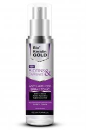 Bio Keratin Gold  Biotin & Kafein Dökülme Karşıtı Saç Tonik Hızlı Uzamaya Yardımcı 200 ml - 1