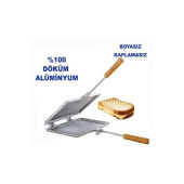 Ocak Üstü Sade Tost Makinası Döküm Alüminyum - 4