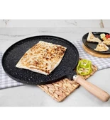 Döküm Gözleme Tavası 36 cm Granit Kaplama (Non-Stick) thumbnail 3