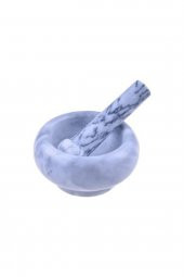 Bambum Mortero Mermer Havan Gri - 1