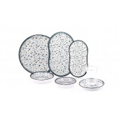 Bambum Lara - 26 Parça Porselen Kahvaltı Takımı Stone - 1